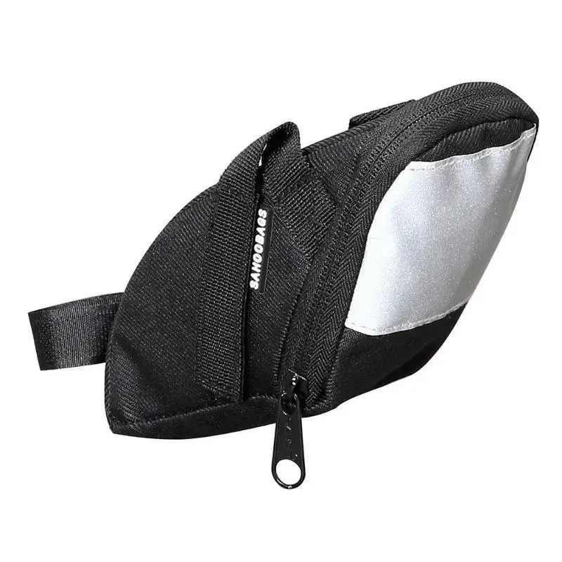Perfect 1.2L Polyester Bicycle Saddle Bag Waterproof Cycling Back Seatpost Bags Pouch Bike Rear Seat Tail Package For Road Vehicles MTB 2