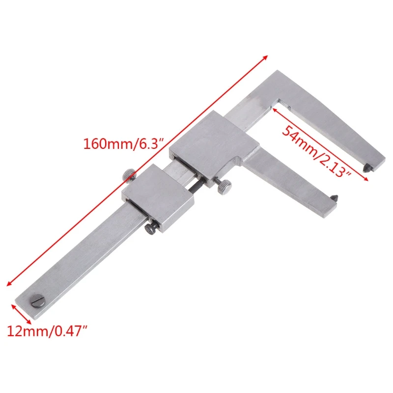 Штангенциркуль из нержавеющей стали для тормозных диски измерительные инструменты 0-60 мм