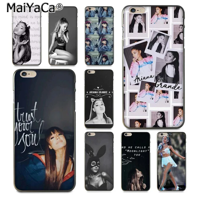 MaiYaCa сексуальный кот Ar Ariana Grande для iPhone 4S SE 5C 5S 5 6 6S 7 8 Plus X XR XS MAX черный мягкий чехол
