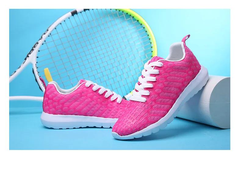 Любители спорта Кроссовки уличная воздухопроницаемая комфортная обувь сетки обувь для него и для нее легкий спортивные тапки для Для