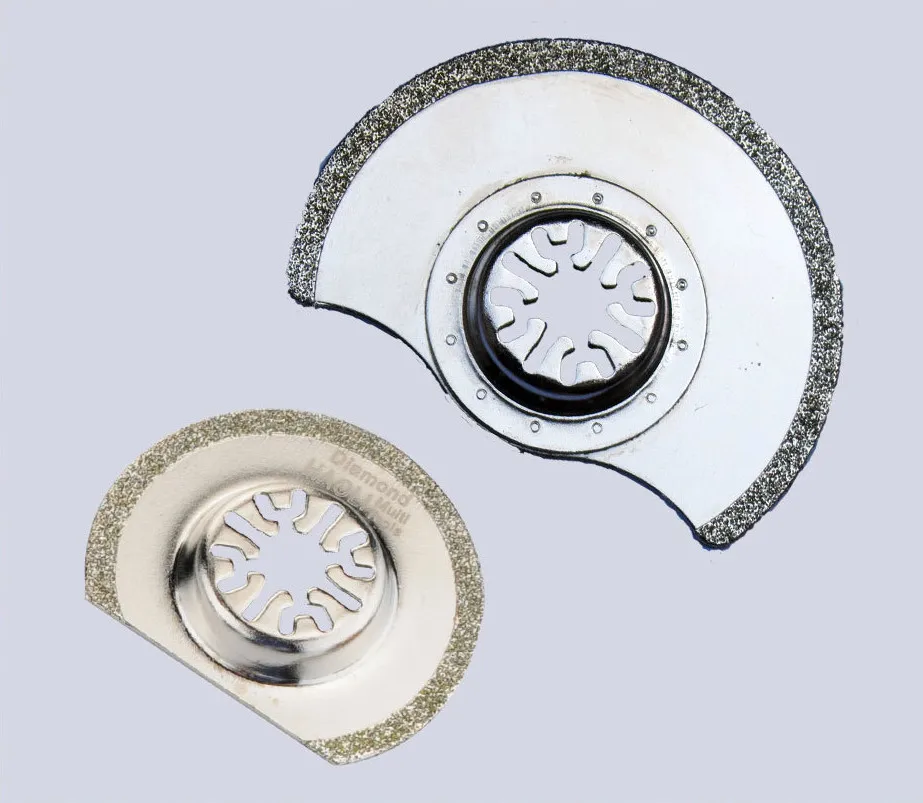 2 pcs diamond oscillating tools saw blade fit for power multi tools as TCH FEIN DREMEL etc, Good