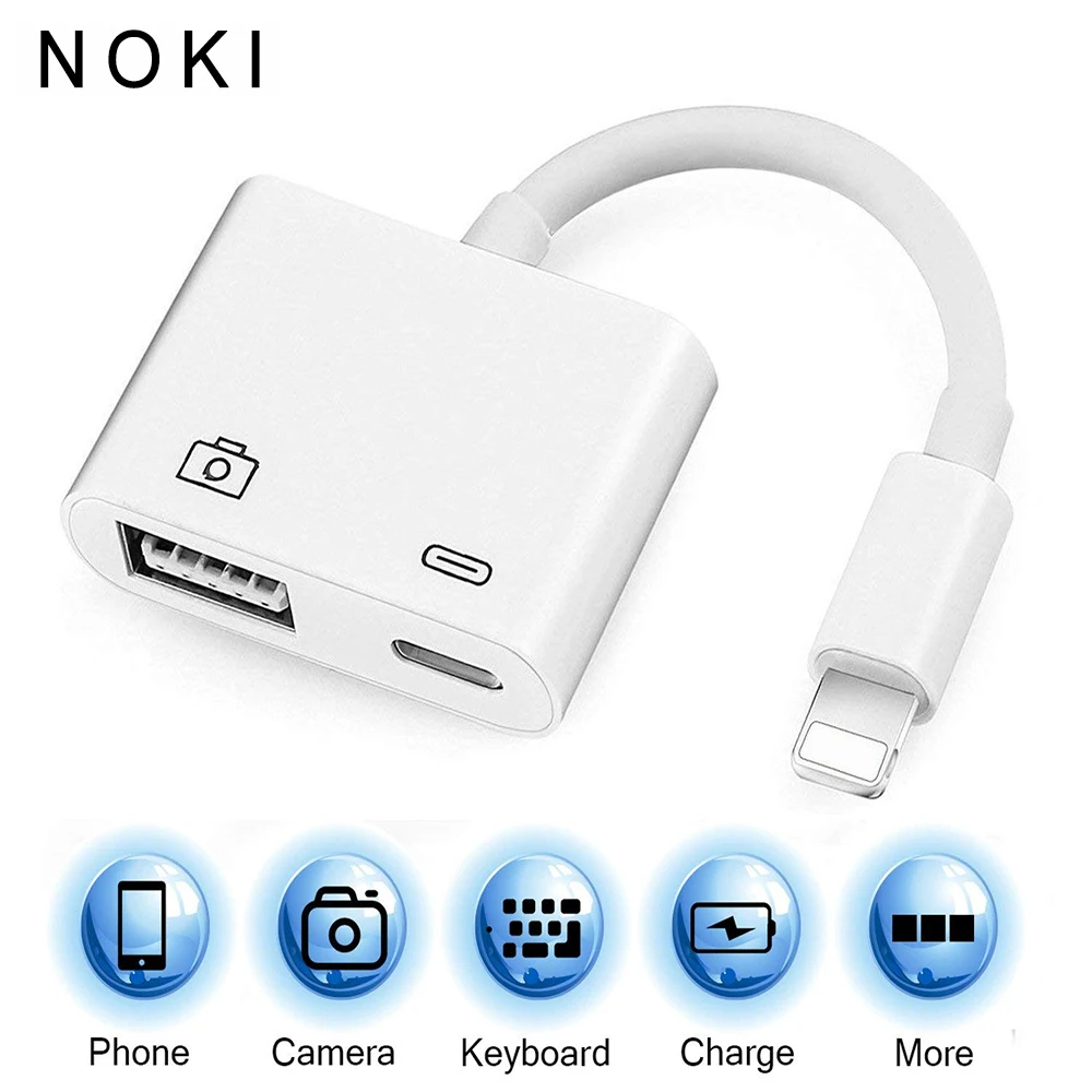 Adapter For Lightning to USB 3 Camera Reader Adapter OTG Data Sync Charge Cable For iPhone 8 8plus 7 7plus 6 6S For iPhone/iPad Adapter For Lightning to USB 3 Camera Reader Adapter OTG Data Sync Charge Cable For iPhone 8 8plus 7 7plus 6 6S For iPhone/iPad
