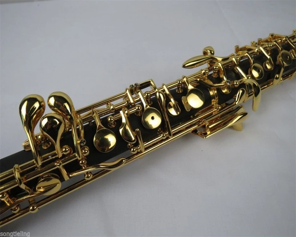 Semiautomatic-composite-wood-concert-oboe-gold-plating-C-key (3)