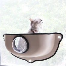 Cat Strong Suction Cup Window Hammock Durable Removable Hanging Kitten Warm House Cat Climbing Wall Sunbathing Lounger Sofa Bed