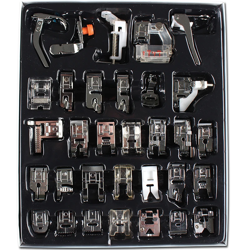 

32/42/48/52pcs Mini Sewing Machine Presser Foot Feet Presser Feet Braiding Blind Stitch Darning For Brother Singer Janome