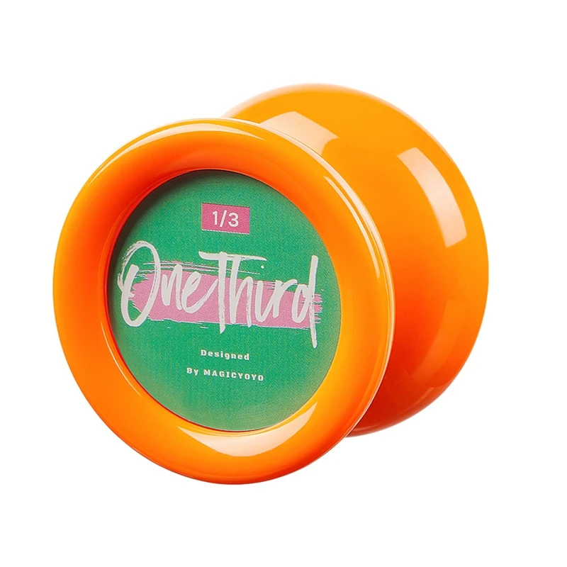 Магический йо-йо D2 Профессиональный отзывчивый йо-йо мяч в форме бабочки вращающаяся игрушка для детей начинающих высокое качество - Цвет: Orange