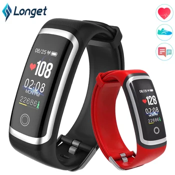 

Longet Fitness Tracker M4 Heart Rate Monitor Activity Tracker Waterproof Sleep Monitor Smart Bracelet Color Screen Bluetooth
