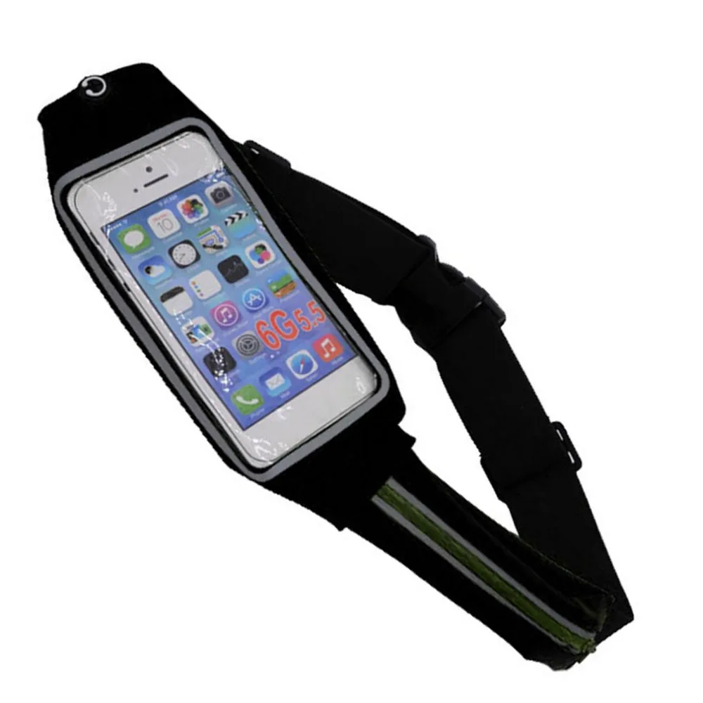 

Women Men Waist bag Sport Waist Bag Screen Touching Waterproof Running Belt Pouch Mobile Phone Holder for phone 370x10x100mm