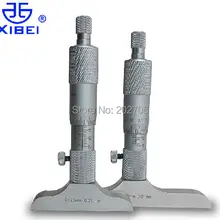 Глубинный микрометр 0-25 мм 0,01 мм машинист микрофон калибровочный ДАТЧИК Инструмент