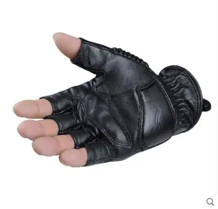 MOGEBIKE Leather Motorcycle Gloves Motocross Off-Road Racing Gloves Motorcycel Riding Half Finger Gloves Luva Couro Motoqueiro MOGEBIKE Leather Motorcycle Gloves Motocross Off-Road Racing Gloves Motorcycel Riding Half Finger Gloves Luva Couro Motoqueiro