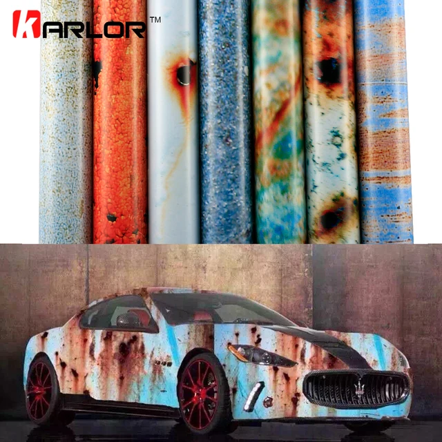 Buy 2m/20m*152cm Matte Rust Car Wrap Vinyl Film Auto