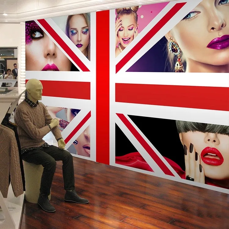 3D photo wallpaper 3D Manicure fashion makeup shop wallpaper beauty