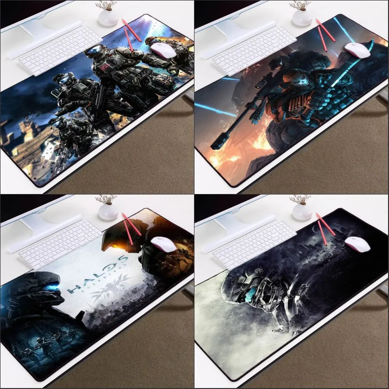Congsipad Halo series game pattern Mousepads for The Video Games Halo5 Gaming Table Mat Pattern Mouse Pad Pc Keyboard Mouse