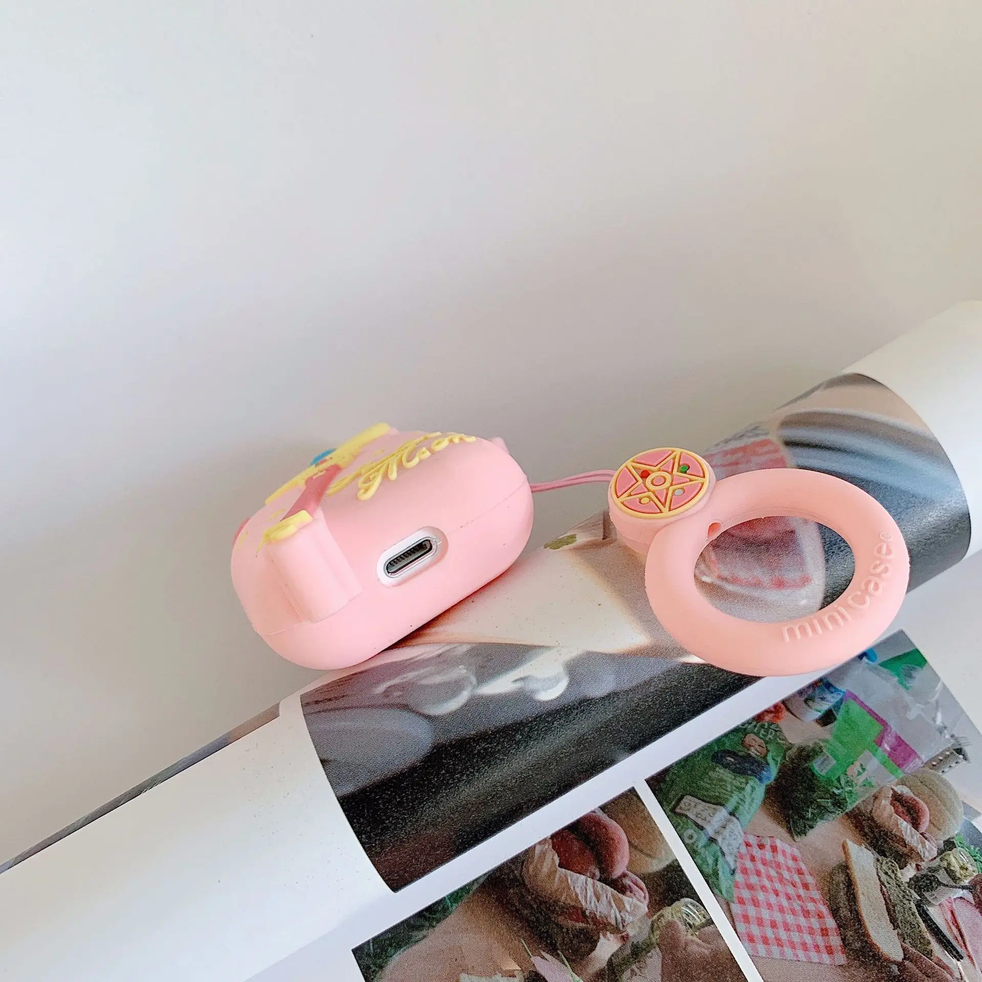 Силиконовый чехол SailorMoon Stitch для Airpods 2 Apple Air pods милый гарнитуры наушников с