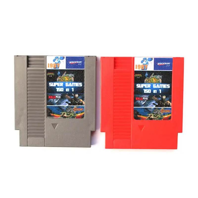 

2017 High quality 72 Pins 8 bit Game Cartridge 150 in 1 with Rockman 1 2 3 4 5 6 NINJA TURTLES Contra Kirby's Adventure