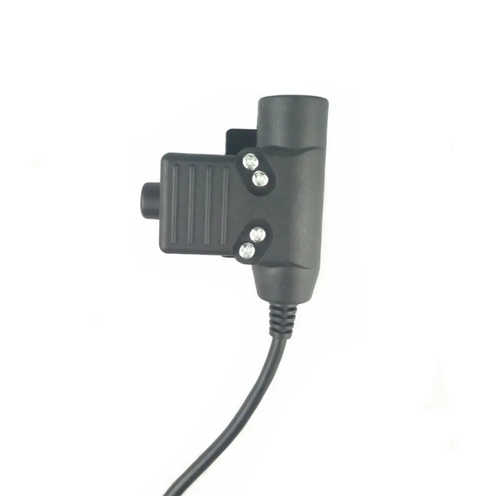 Z TAC тактические наушники U94 гарнитура PTT военное радио для Kenwood 2 Pin Черный baofeng