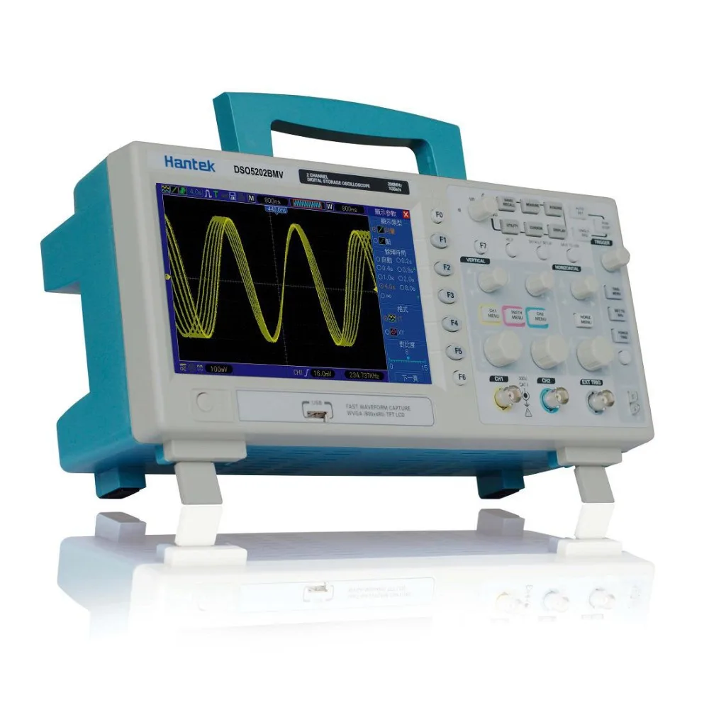H029 Hantek dso5202bmv 200 мГц цифровой осциллограф 1GSa/s 2 Каналы Встроенный видео помощь ГБ