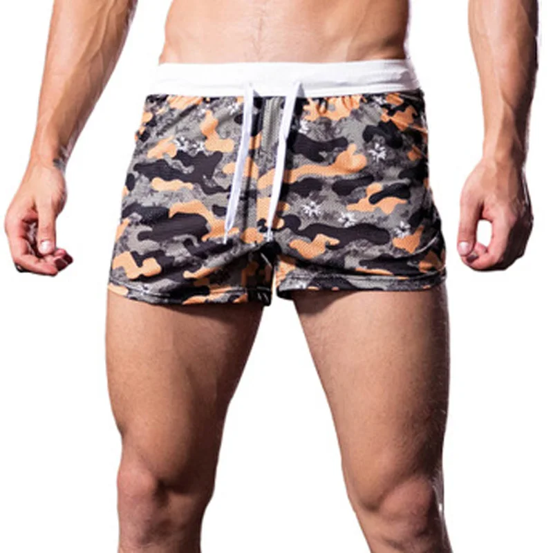 camo running shorts