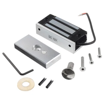 

100lb Kit Electric Door Lock Fail Secure Magnetic Access Control System DC 12V