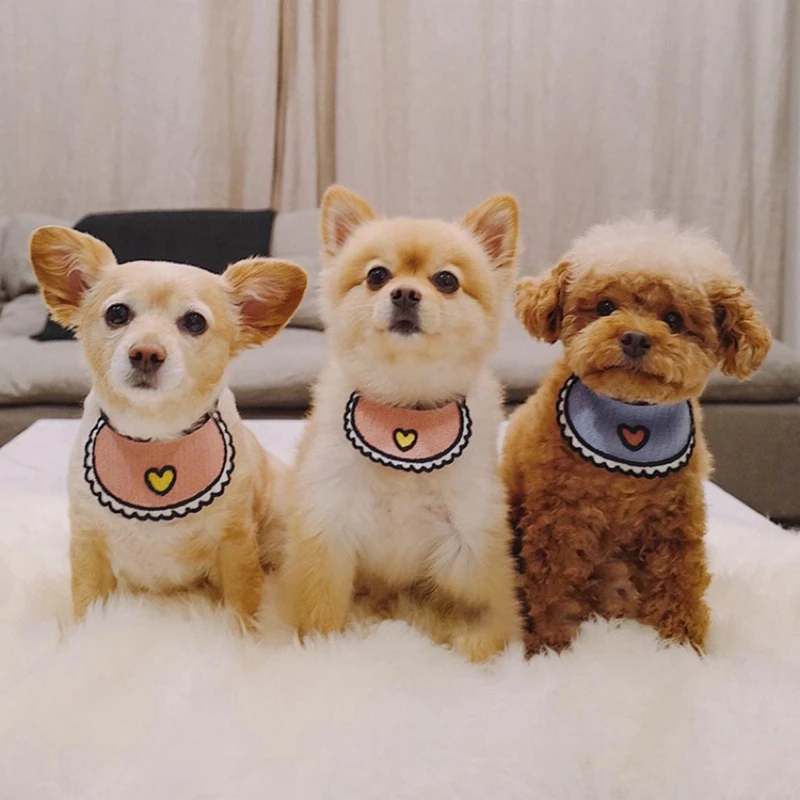 Симпатичные кошки и собаки банданы нагрудники шарф воротник регулируемый Pet шарф слюнявчик полотенце для маленьких средних больших собак