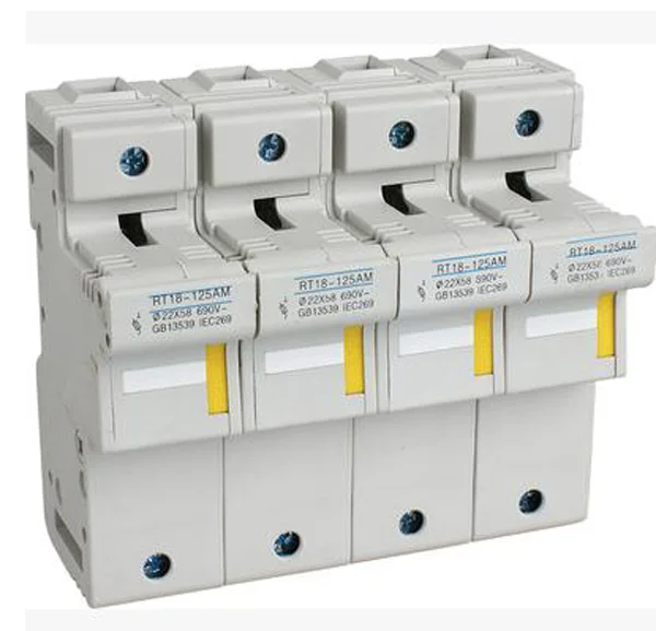 

Electric melting silver RT18-125AM 4P 100A 125A fuse base fuse holder