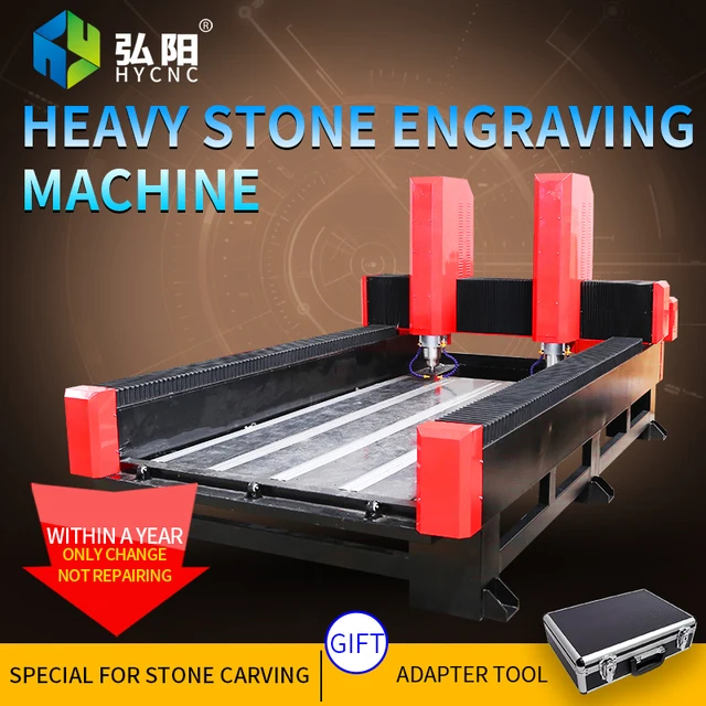 HYCNC 1325 CNC large stone engraving machine automatic marble tombstone