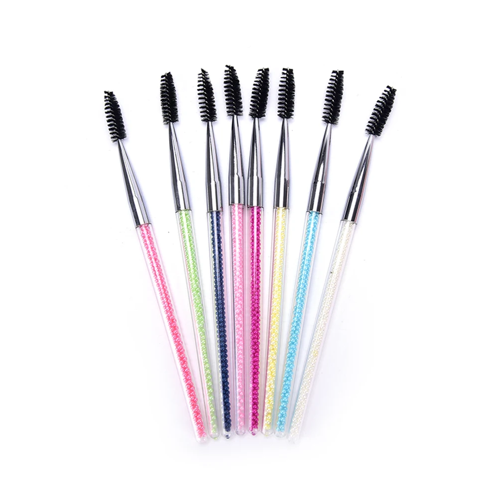 

Rhinestone Eye Makeup Brush Eyelash Eyebrow Brush Mascara Spiral Wands Applicator Spooler Eyelashes Brow Comb Eyelash Extension