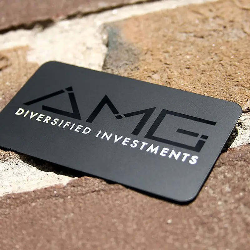 Black Metal Business Card business cards