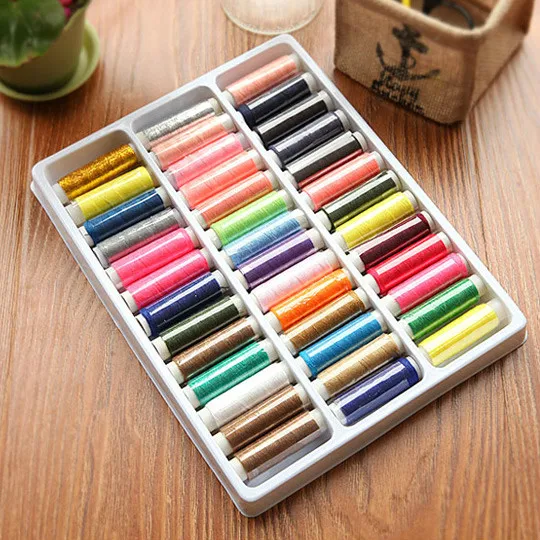 

39 Color Spools /Set Polyester Embroidery Sewing Machine Line/hand stitching/household sewing thread package