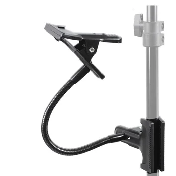 

Multifunction 50cm Flexible Magic Arm + 2 Strong Iron Background Holder Clamp Reflector Clip Camera Photo Studio Accessories