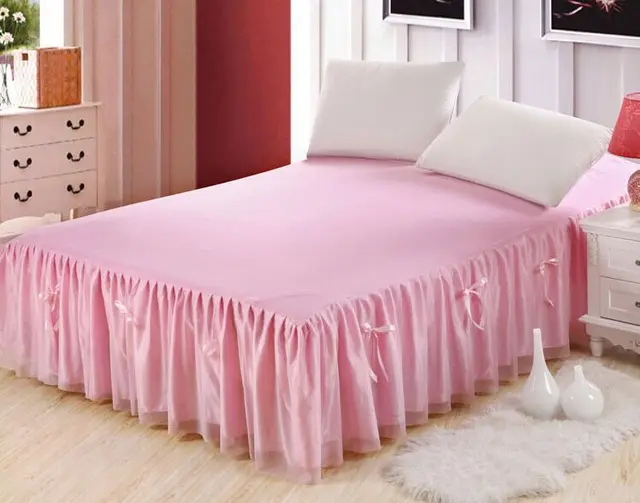 line Shop 1pcs full queen bed skirt bed cover pillowcase line Shop 1pcs full queen bed skirt bed cover pillowcase