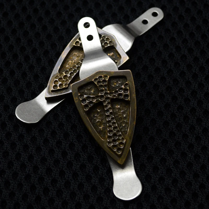 

XM18/24 back clip Titanium alloy cross Hinderer Knife ZT series clip