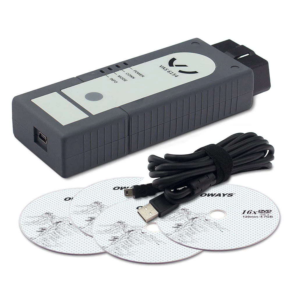 Лучший VAS 6154 4.4.1 ODIS V4.4.10 OKI полный чип VAS6154 WI FI и Bluetooth для Audi/Skoda лучше чем VAS5054