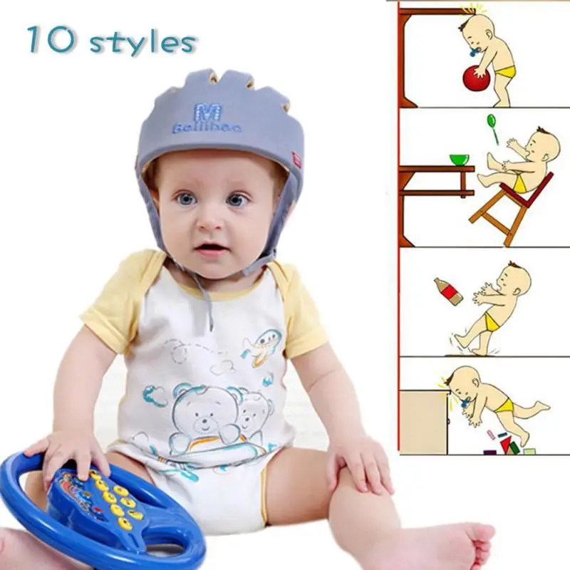 

Baby Helmet Safety Protective Helmet For Babies Girl Cotton Infant Protection Hats Children Cap For Boys Girls Capacete Infantil