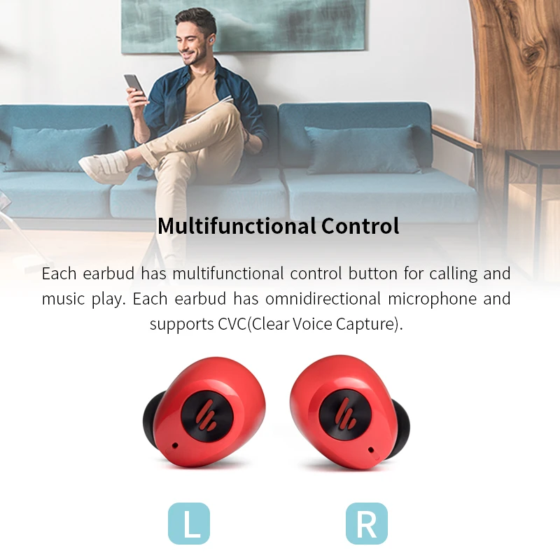 Edifier Tws2 Tws Earbuds Bluetooth V5.0 
