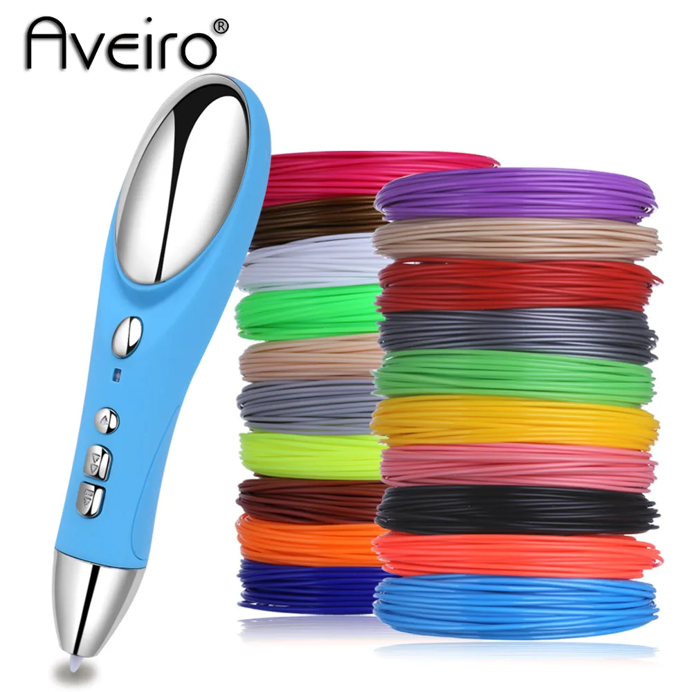 

3D Printing Pen DIY 3 D Drawing Printer Pens with PLA filament Best for Kids Child 3D Painting Birthday Gift Present