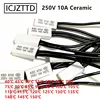 KSD9700 Thermostat 10A 250V Ceramic Temperature Thermal Control Switch normal close open NC NO Degree 85℃ 90℃ 95℃ 100℃ 110℃ 115℃ ► Photo 2/6