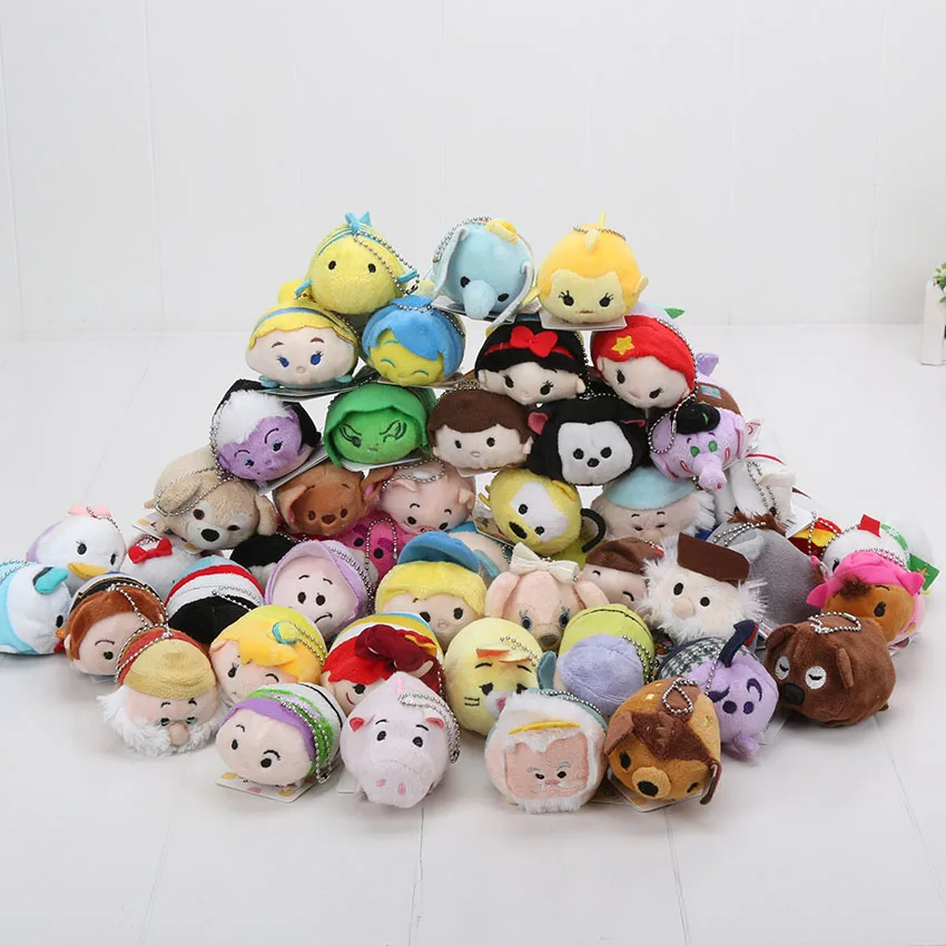 

Tsum Tsum Plush doll Duck elf Screen Cleaner juguetes Snow white Mermaid Cinderella Alice inside out Stuffed animal Plush toy