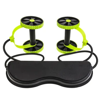 

Ab Roller Wheel Abdominal Muscle Trainer Wheel Arm Waist Leg Exercise Multi-functional Exercise Gym Fitness Equipments With Bag