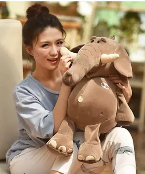 

creative new plush elephant toy cute elephant pillow gift about 60cm