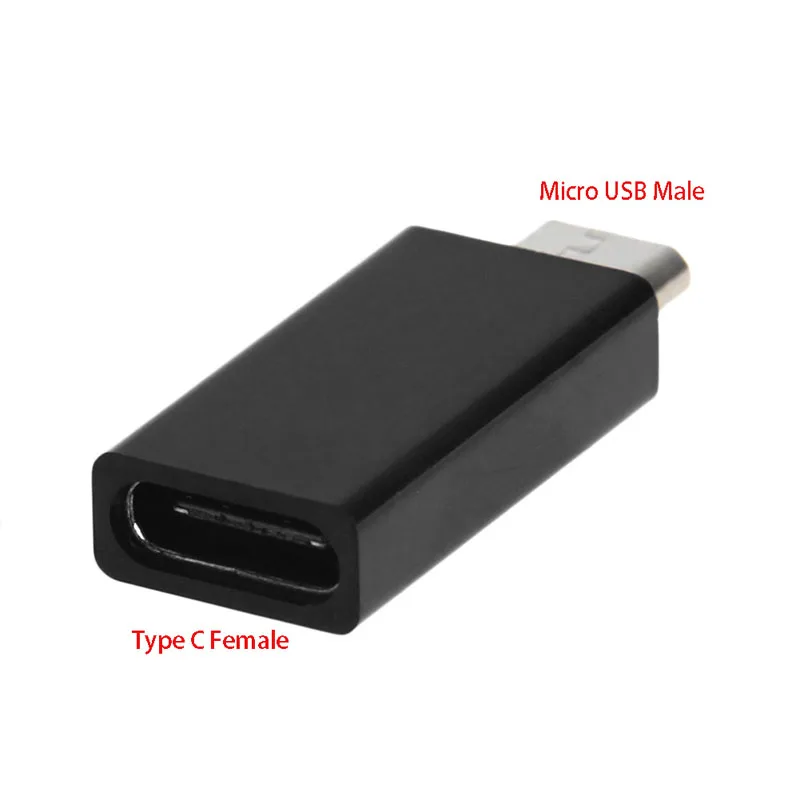 Высокое качество 1 шт. USB 3,1 type C Женский к Micro USB Мужской адаптер данных соединитель конвертер USB-C