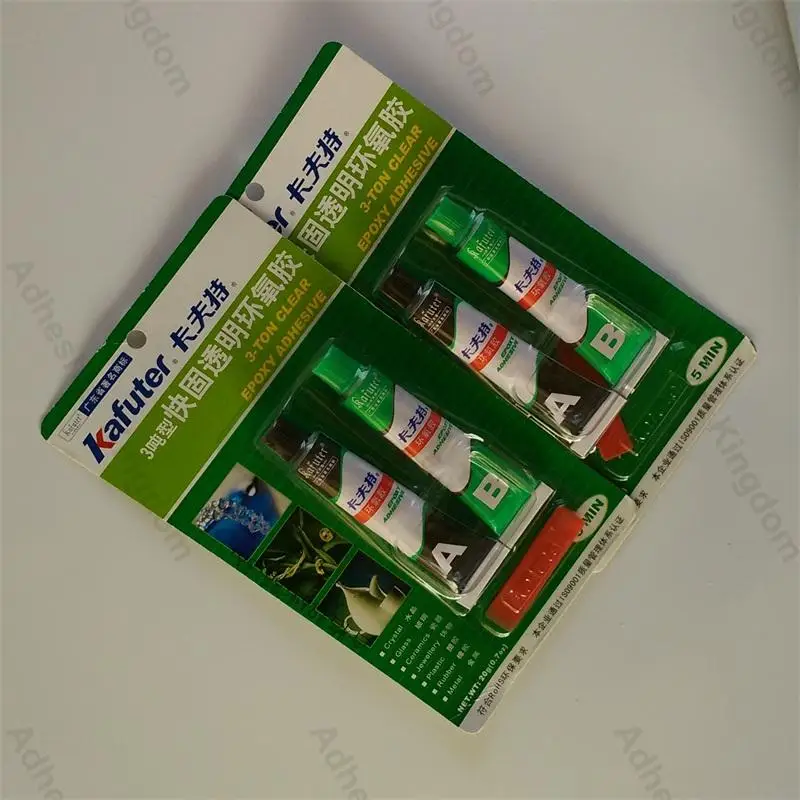 Buy 6Pcs 20g Kafuter AB clear glue high strength epoxy