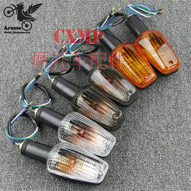 transparent professional brand motorbike flasher for honda CB400 CB1300 font b lamp b font amber motorcycle
