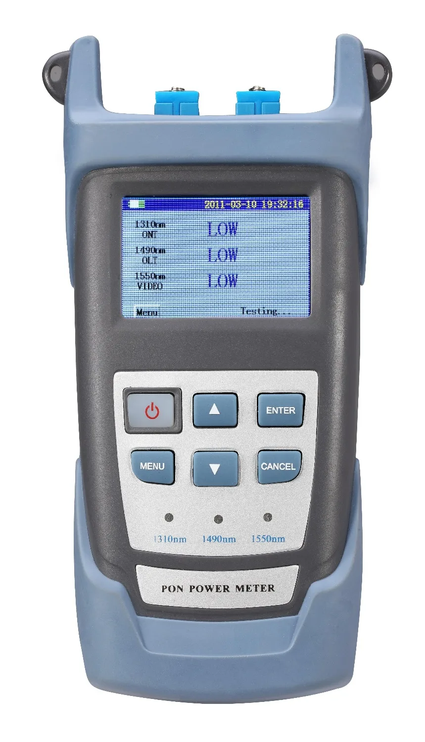 

English Version PON Optical Power Meter for EPON GPON xPON ONT/OLT 1310/1490/1550nm P100