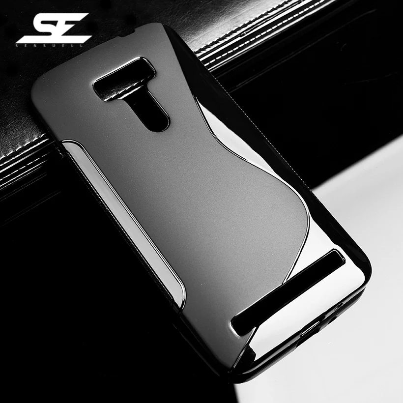 

S Line Soft Silicone Shell For Asus ZenFone Selfie ZD551KL ZD552KL 5.5 inch Case Cover Durable Back Rubber Shield Cell Phone Bag