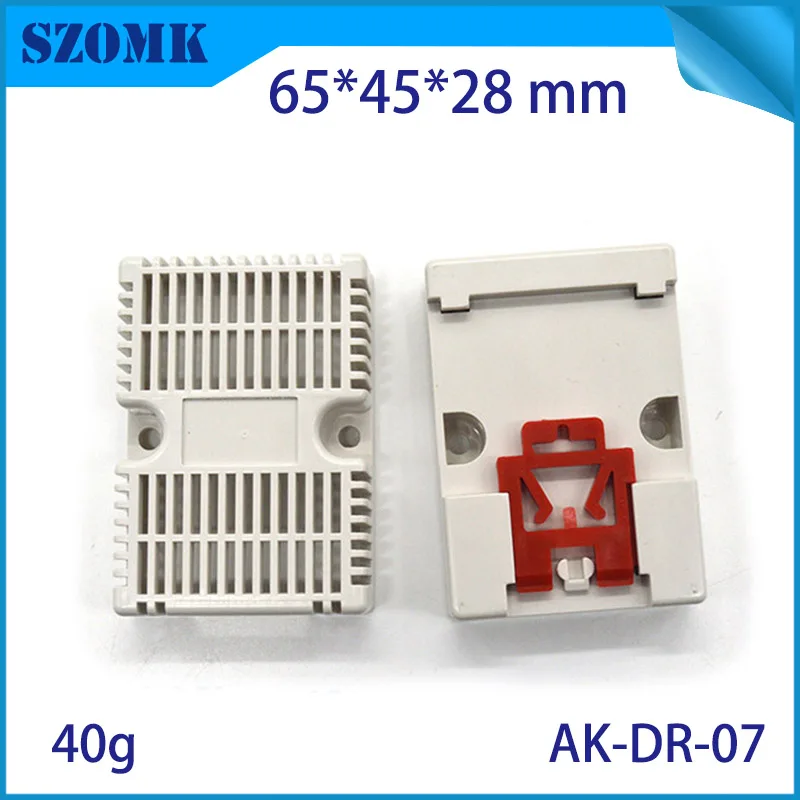 

2 PCS/lot din rail enclosures for electrics wall mount plastic housing case65*45*28mm szomk electronics case szomk junction box
