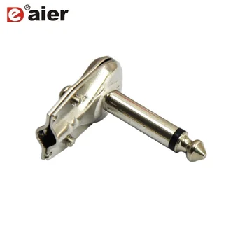 

100PCS CT6356 6.35mm audio right angle pancake jacks mono dc power plug
