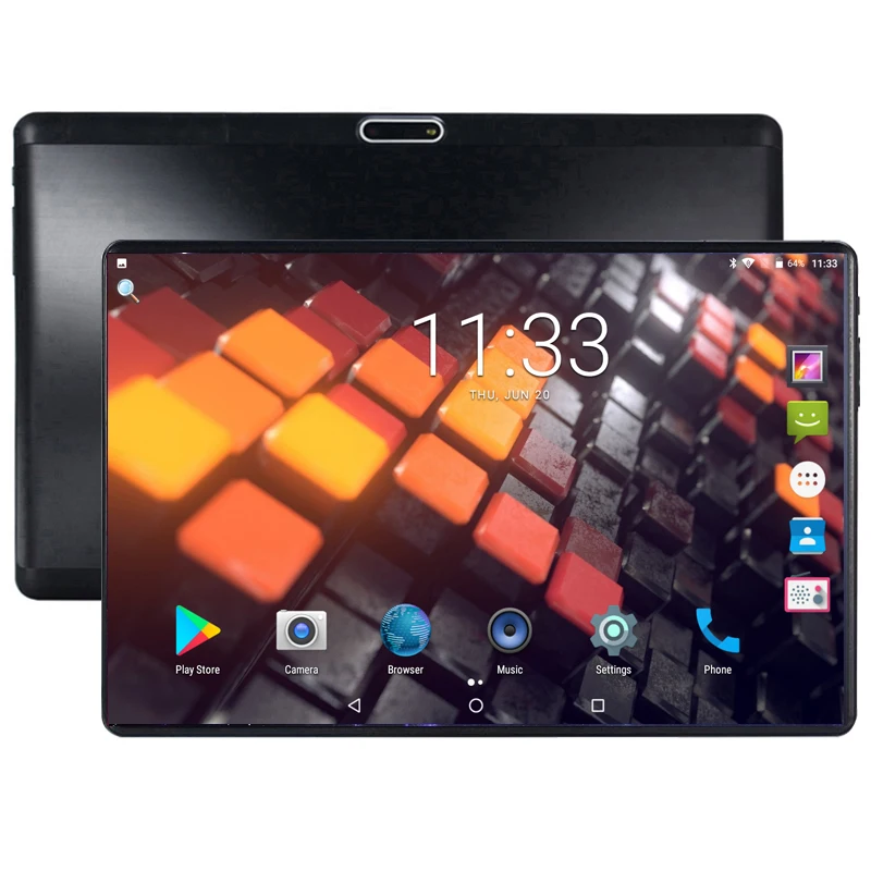 

Tempered Glass Screen 10 inch Tablet Android 8.0 Octa Core 4GB RAM 64GB ROM 3G 4G LTE 1280*800 IPS 5.0MP SIM Card tablet+Gift