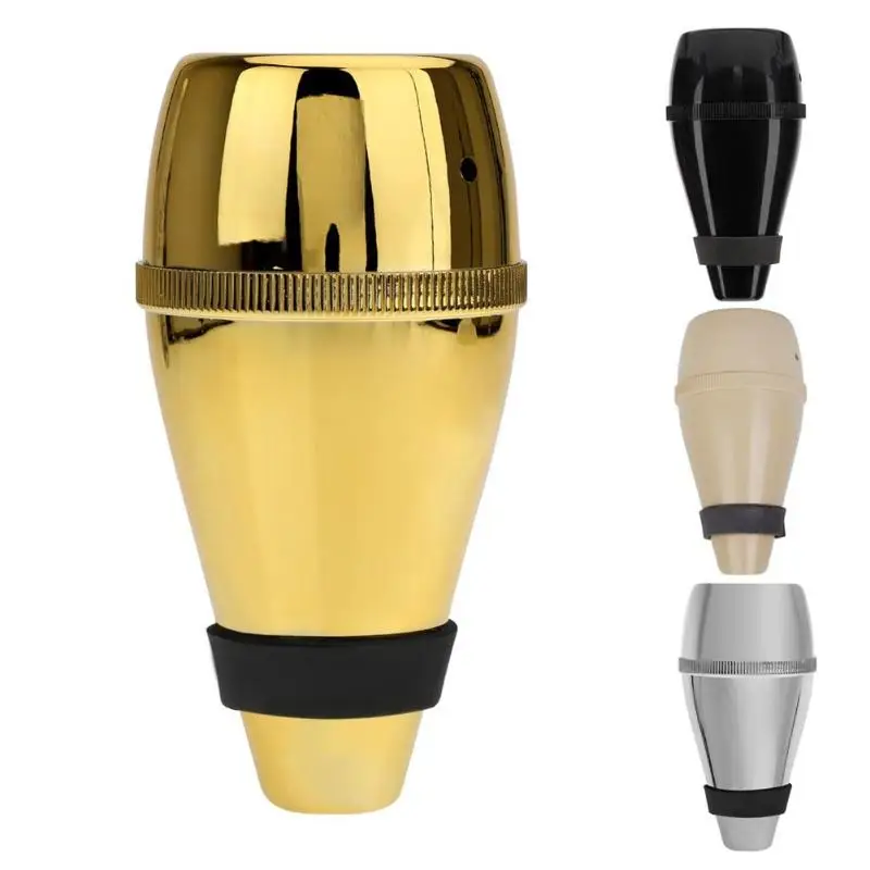 

Trumpet Mute Silencer Plastic Practice Light-weight Straight Practice Cup Silver Color Best Quality 13.5 * 7 * 7cm