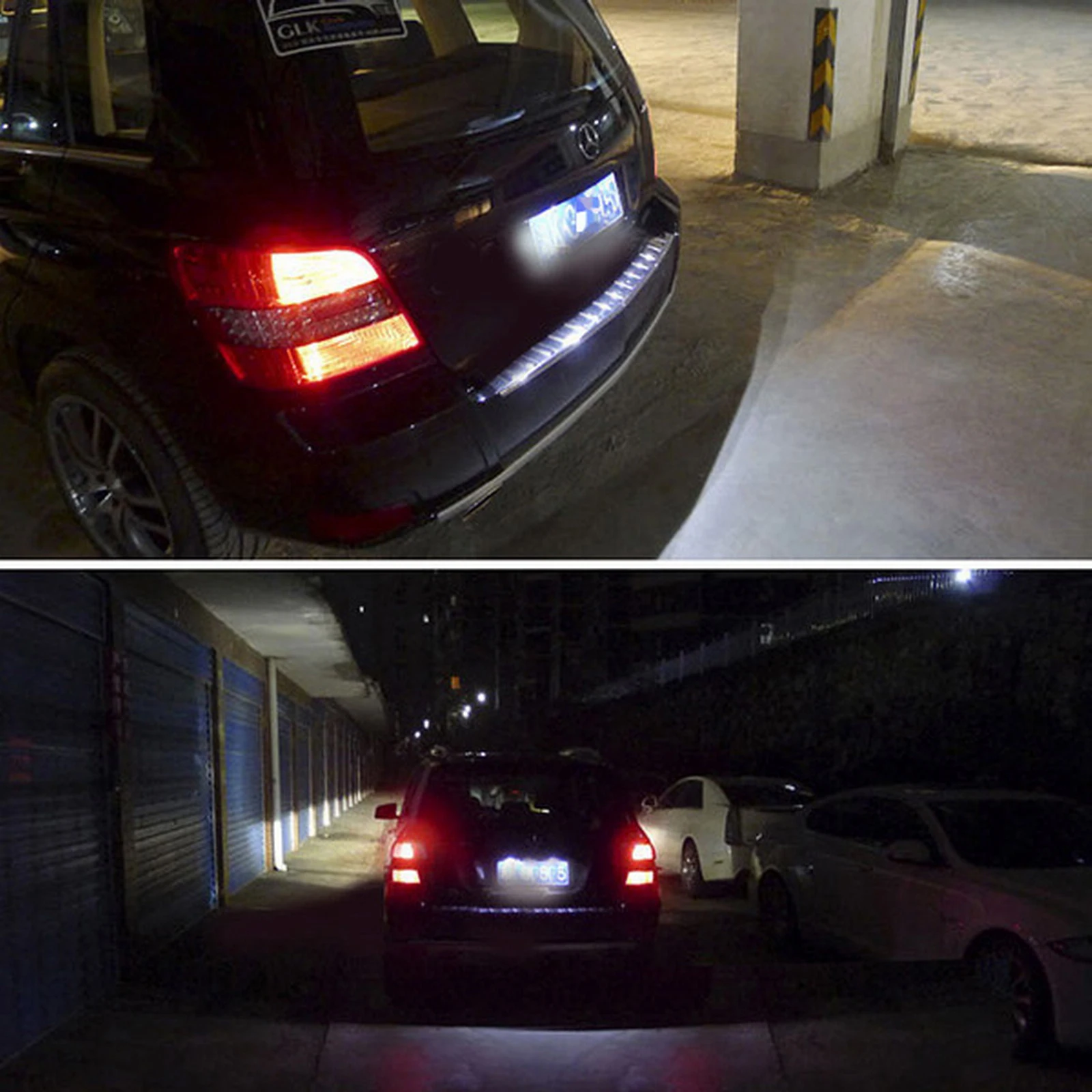 Светодиодный номерной знак ANGRONG для Mercedes Benz A45 AMG X166 GL63 X156 GLA45 ML63|Сигнальная лампа| |